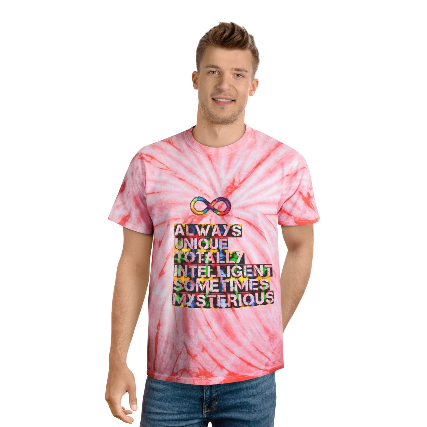 Autism Awareness Tie-Dye Tee, Cyclone