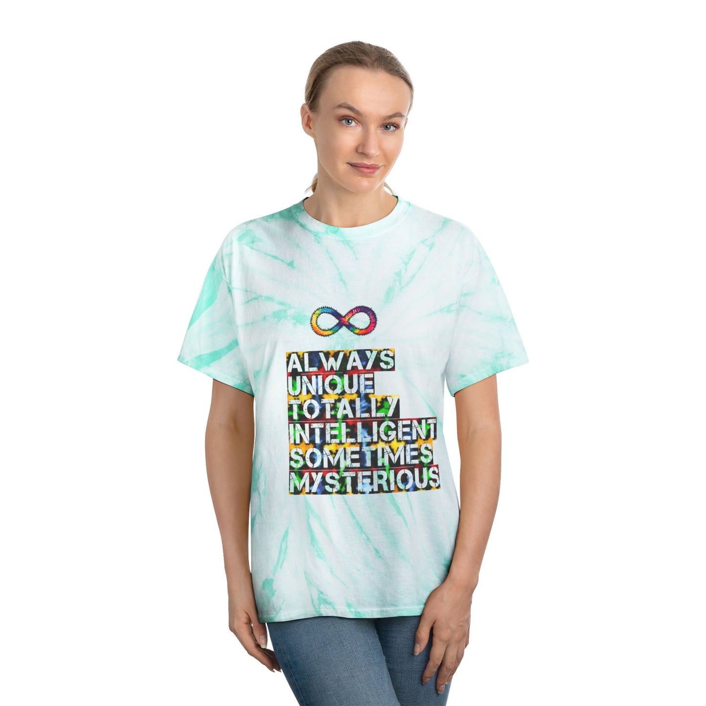 Autism Awareness Tie-Dye Tee, Cyclone