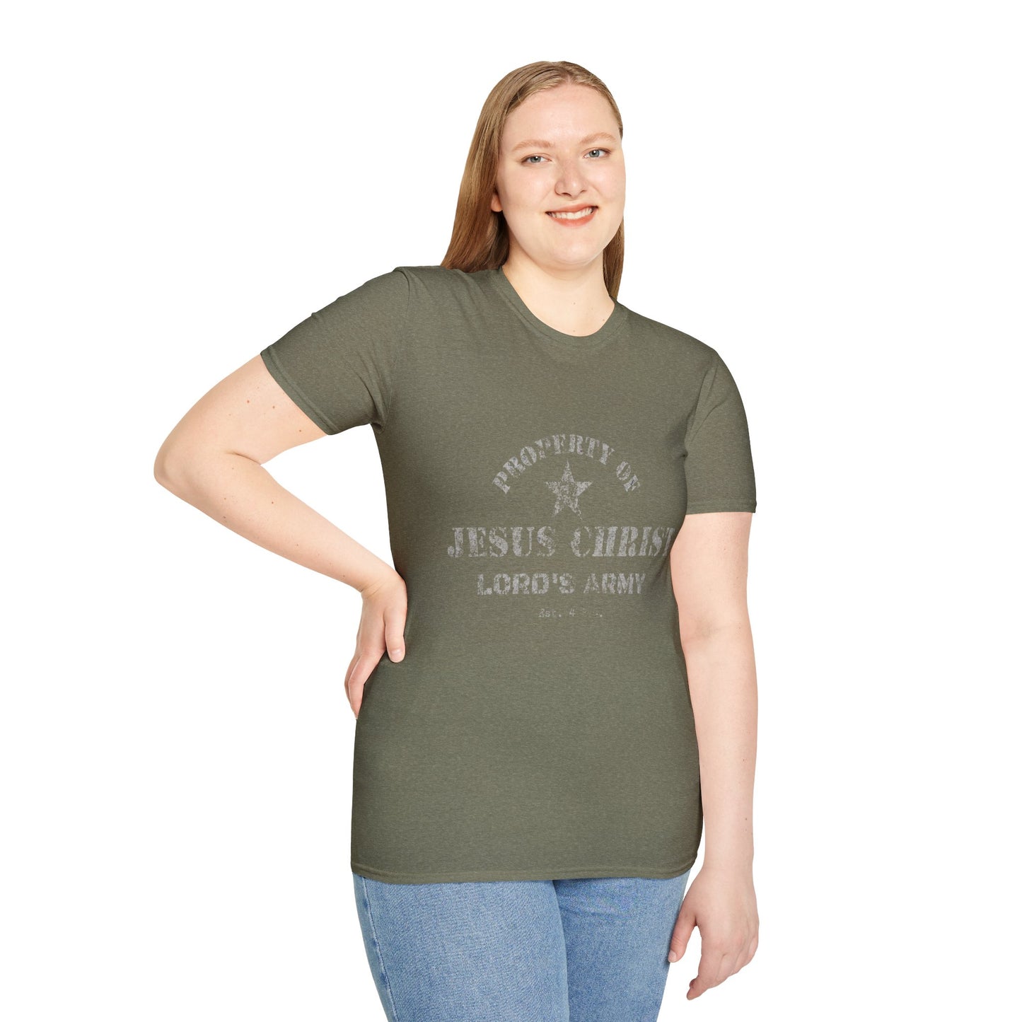 Jesus Christ army Softstyle T-Shirt