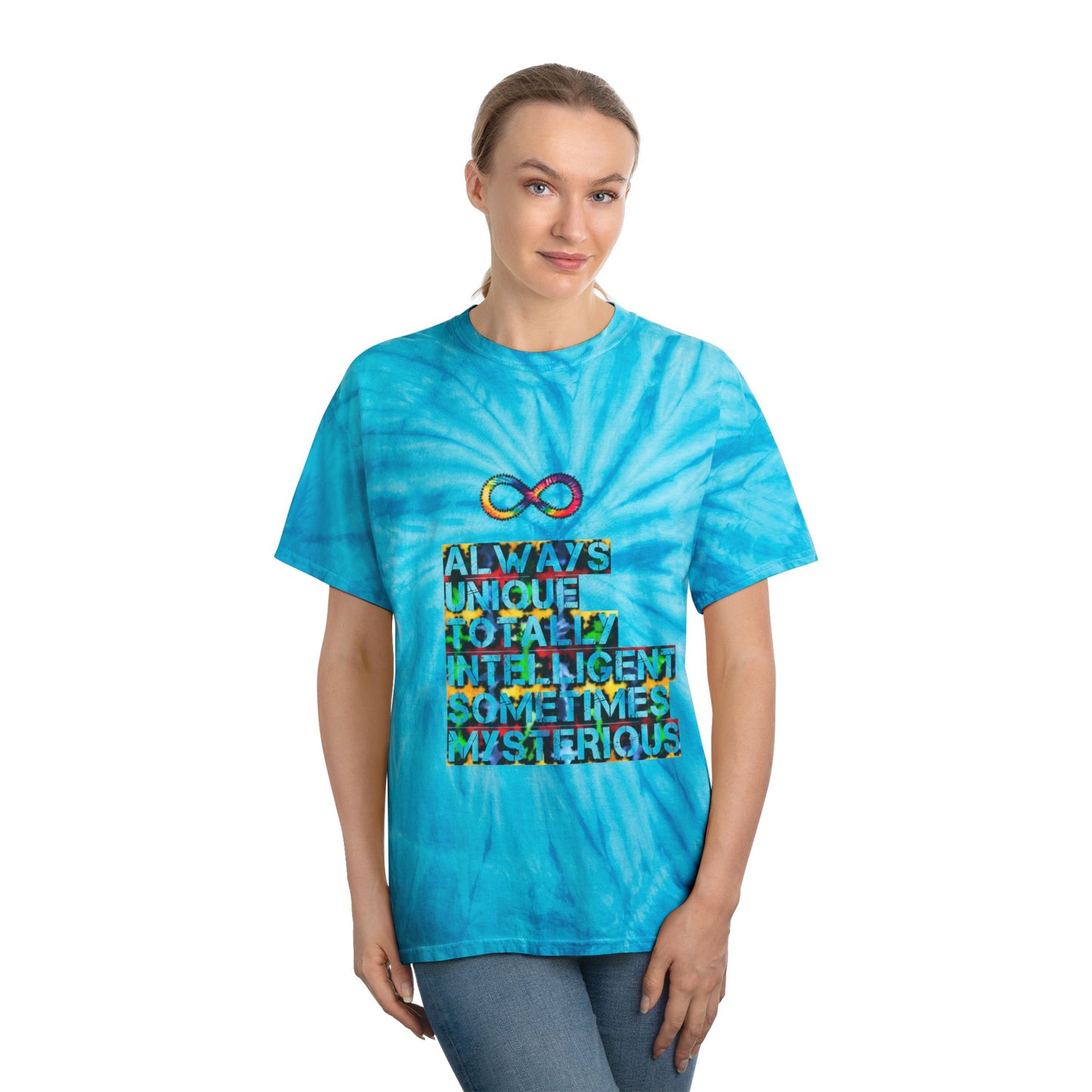 Autism Awareness Tie-Dye Tee, Cyclone