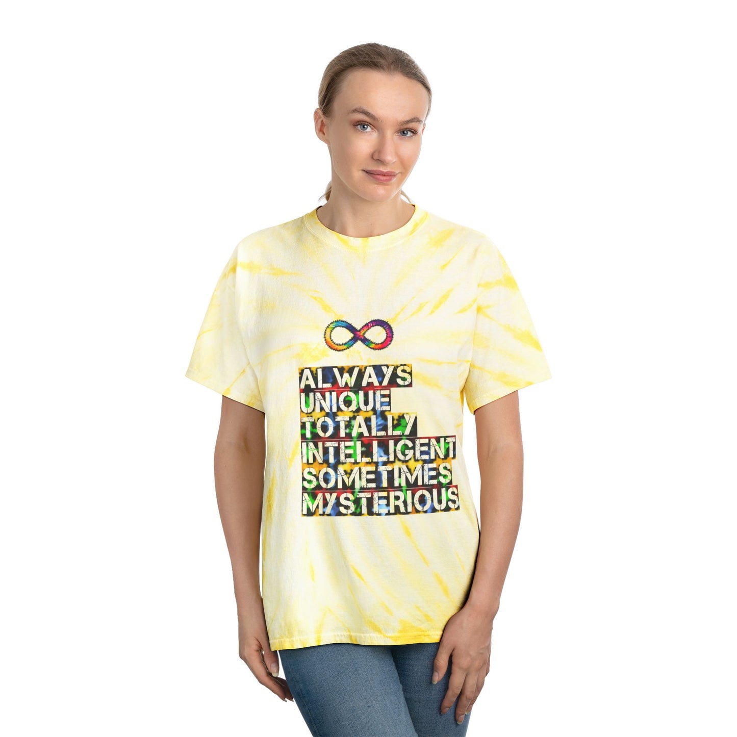 Autism Awareness Tie-Dye Tee, Cyclone