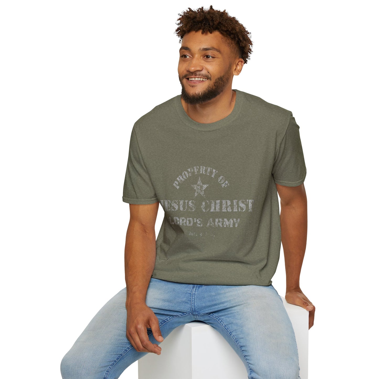 Jesus Christ army Softstyle T-Shirt