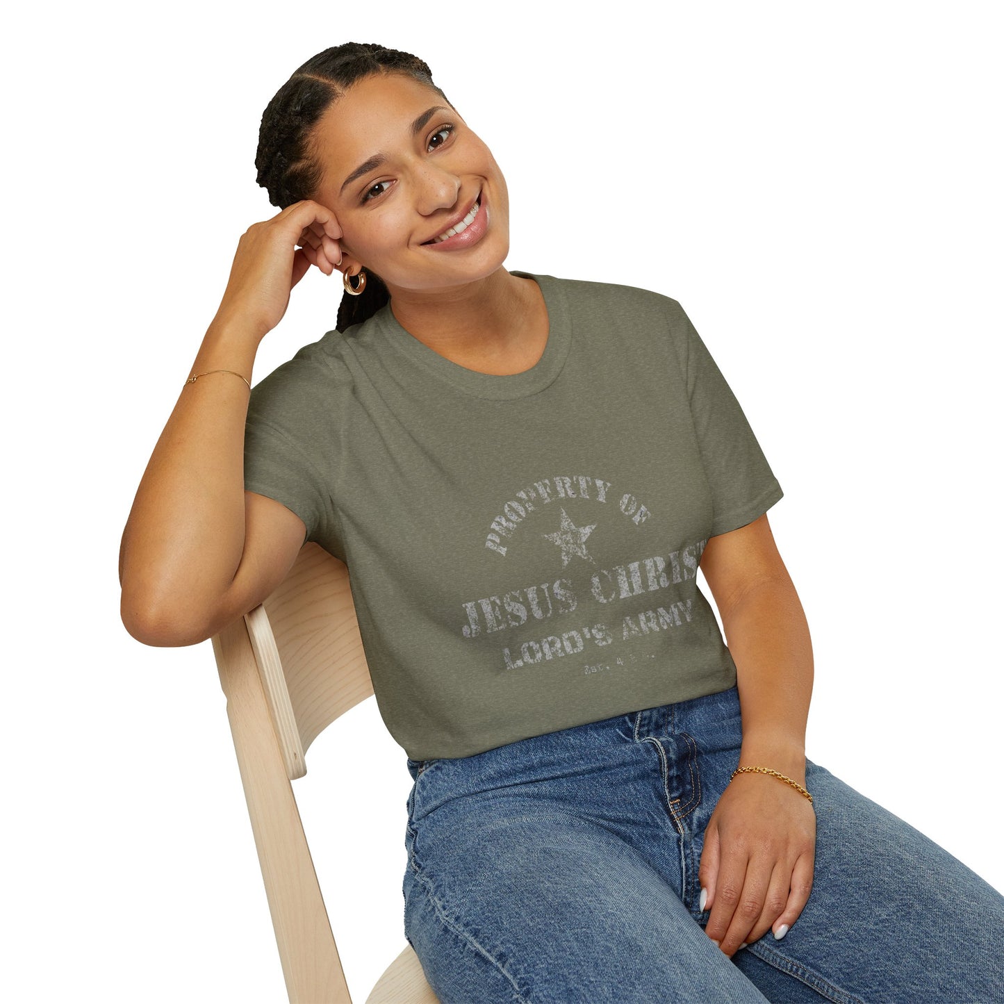 Jesus Christ army Softstyle T-Shirt
