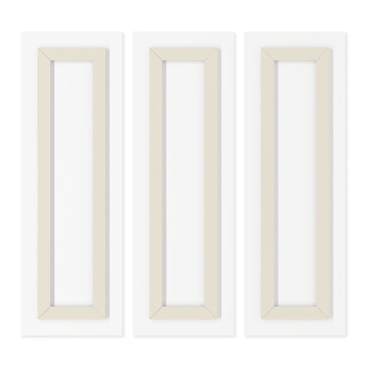 Triptych Acrylic Print — Fantasy Yin Yang Dragons, Fiery Mystic Sky