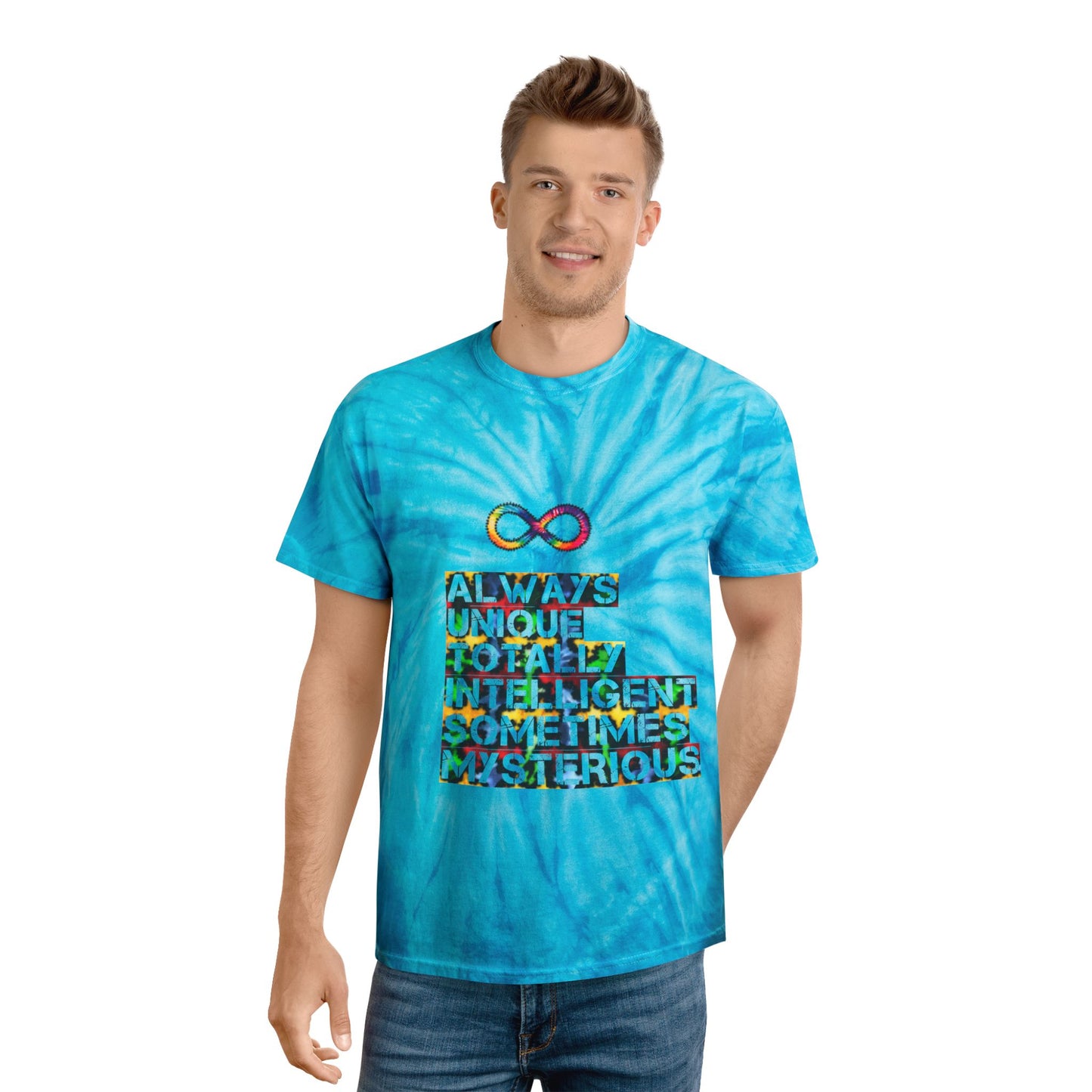 Autism Awareness Tie-Dye Tee, Cyclone
