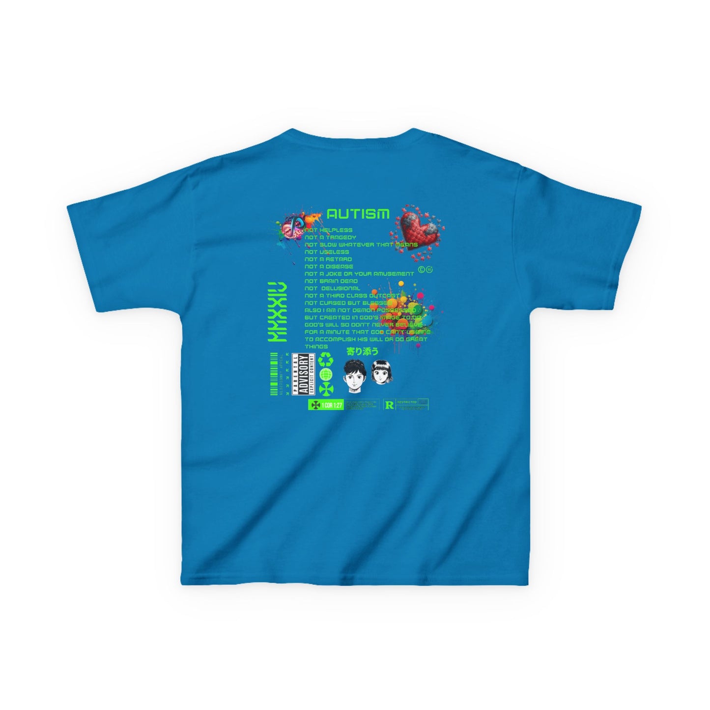 Autism Christian Streetwear Kids Tee