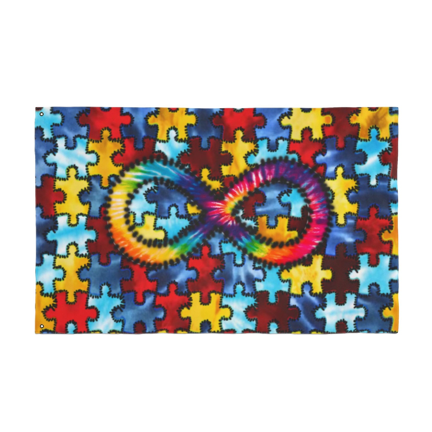 Autism Awareness Flag