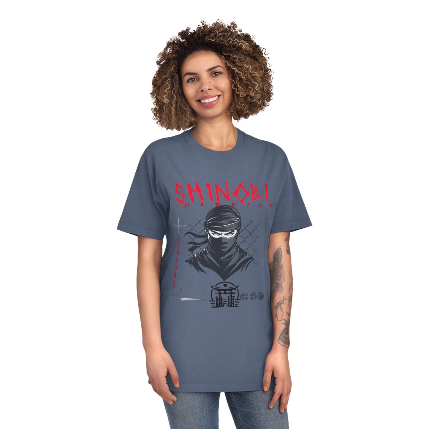 Faded Shirt - Shinobu Warrior Ninja Streetwear