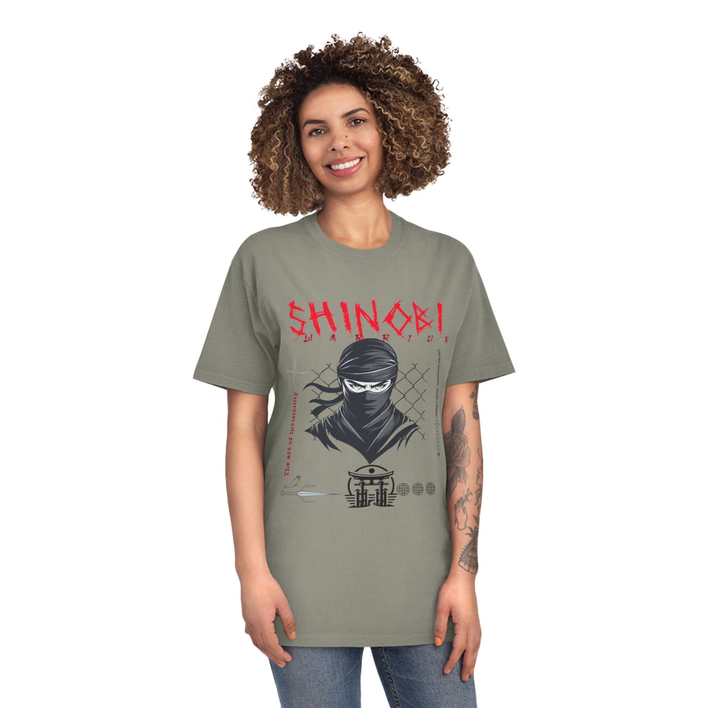Faded Shirt - Shinobu Warrior Ninja Streetwear