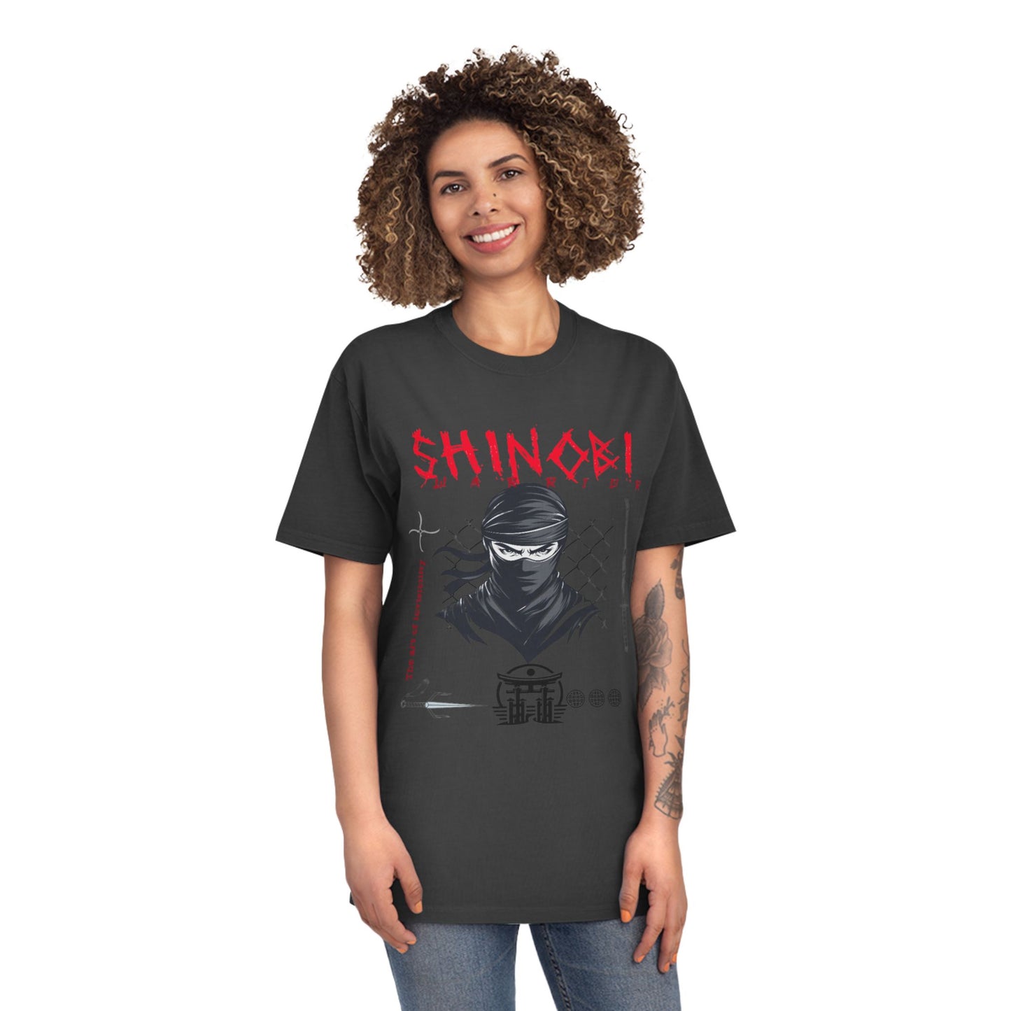 Faded Shirt - Shinobu Warrior Ninja Streetwear