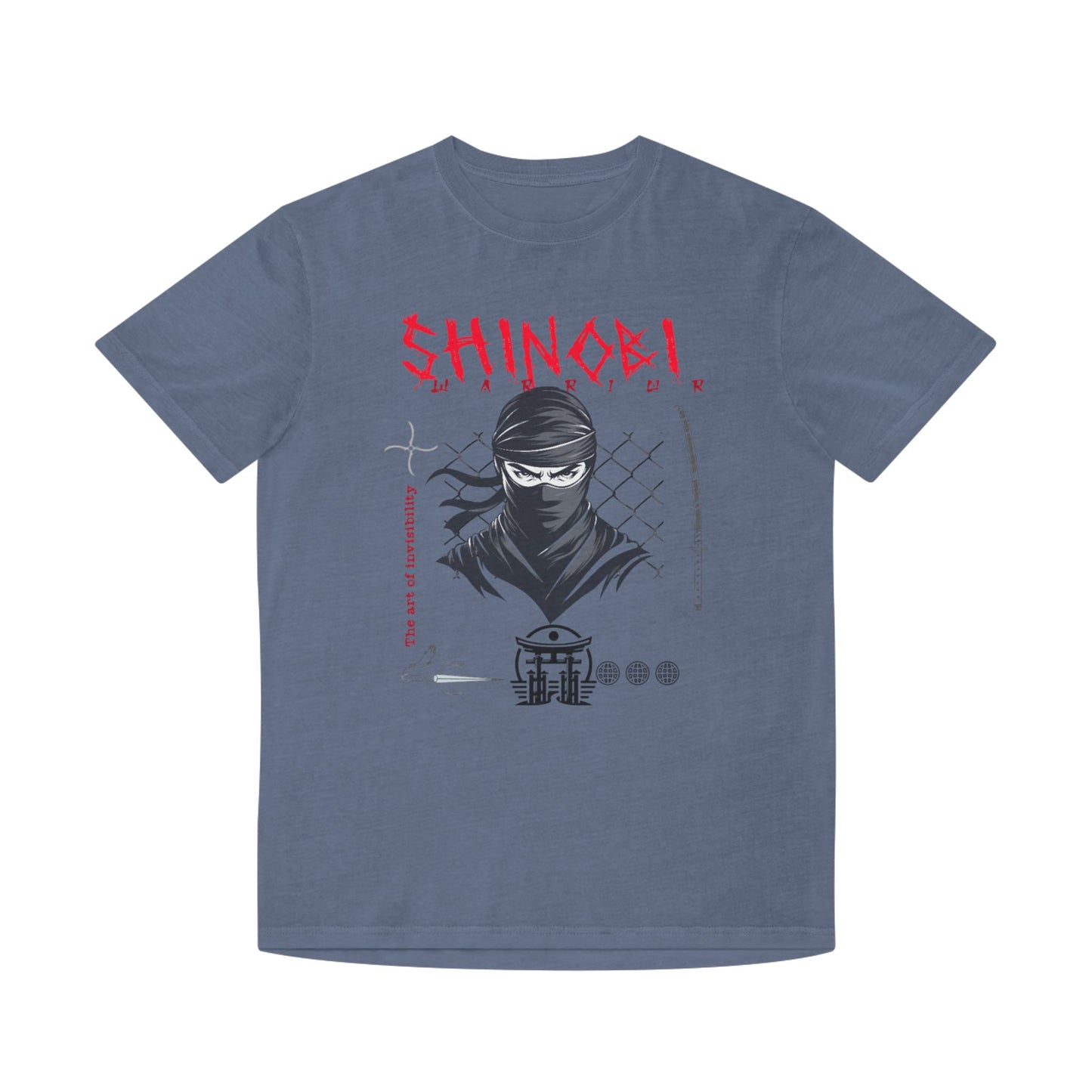 Faded Shirt - Shinobu Warrior Ninja Streetwear