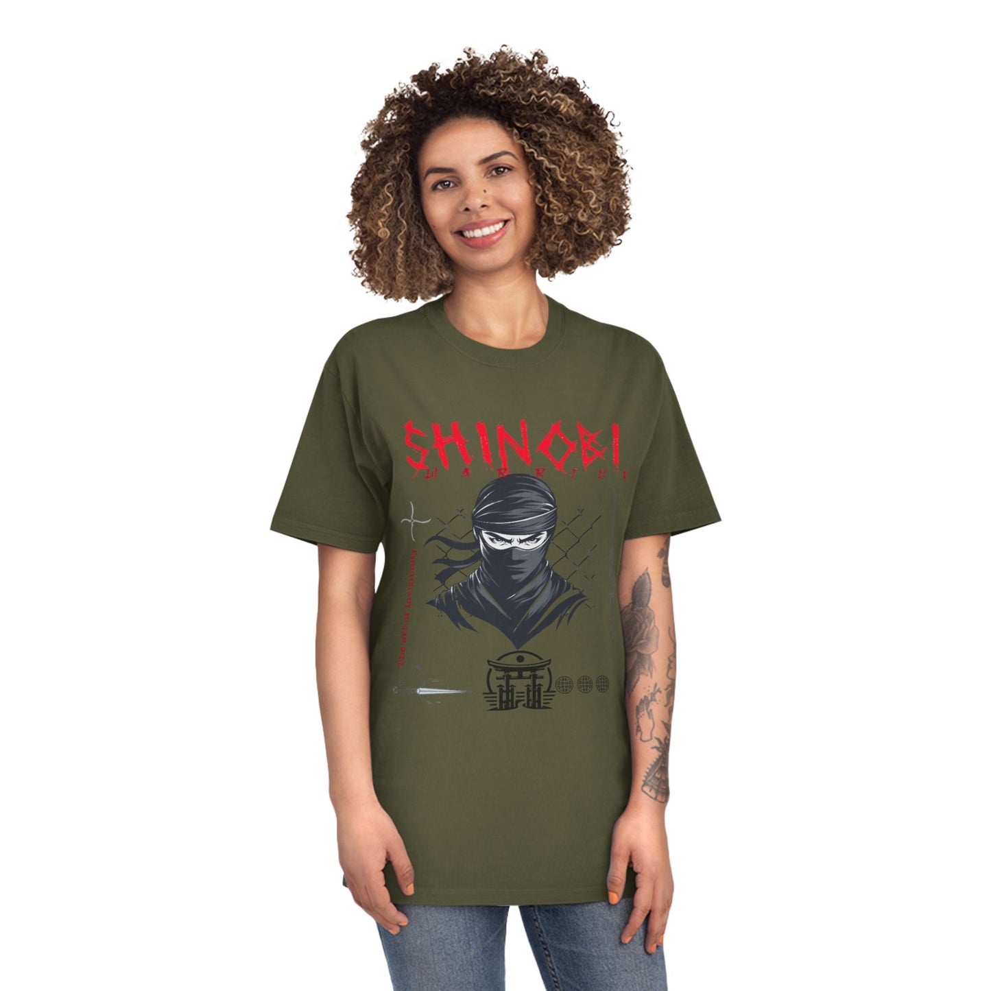Faded Shirt - Shinobu Warrior Ninja Streetwear