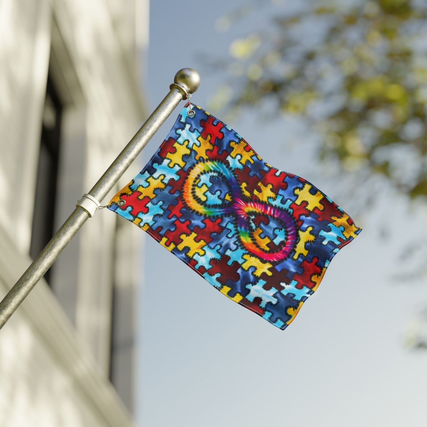 Autism Awareness Flag