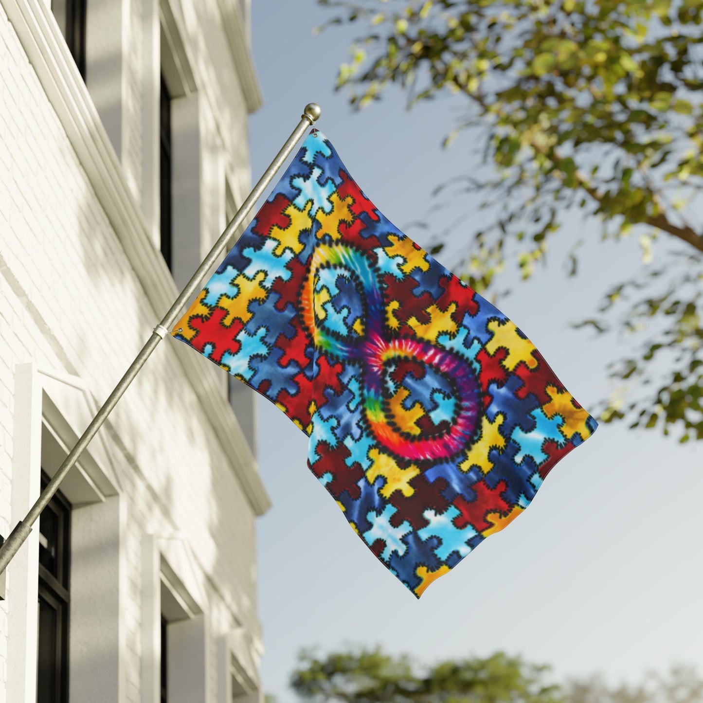Autism Awareness Flag