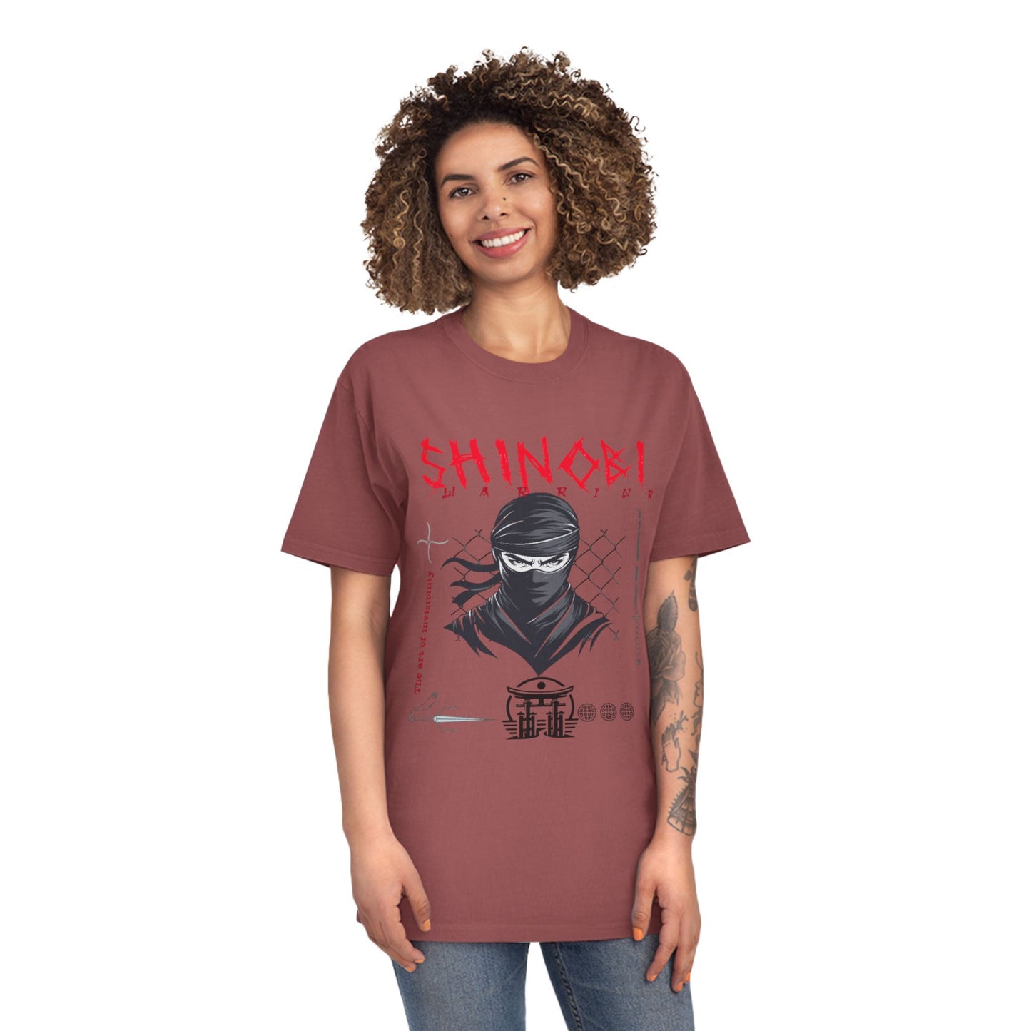 Faded Shirt - Shinobu Warrior Ninja Streetwear
