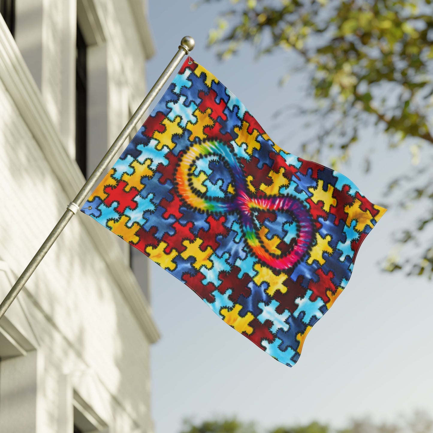Autism Awareness Flag