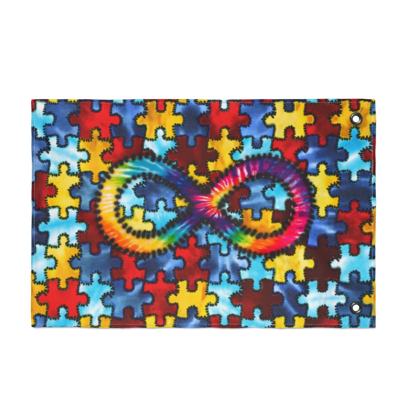 Autism Awareness Flag