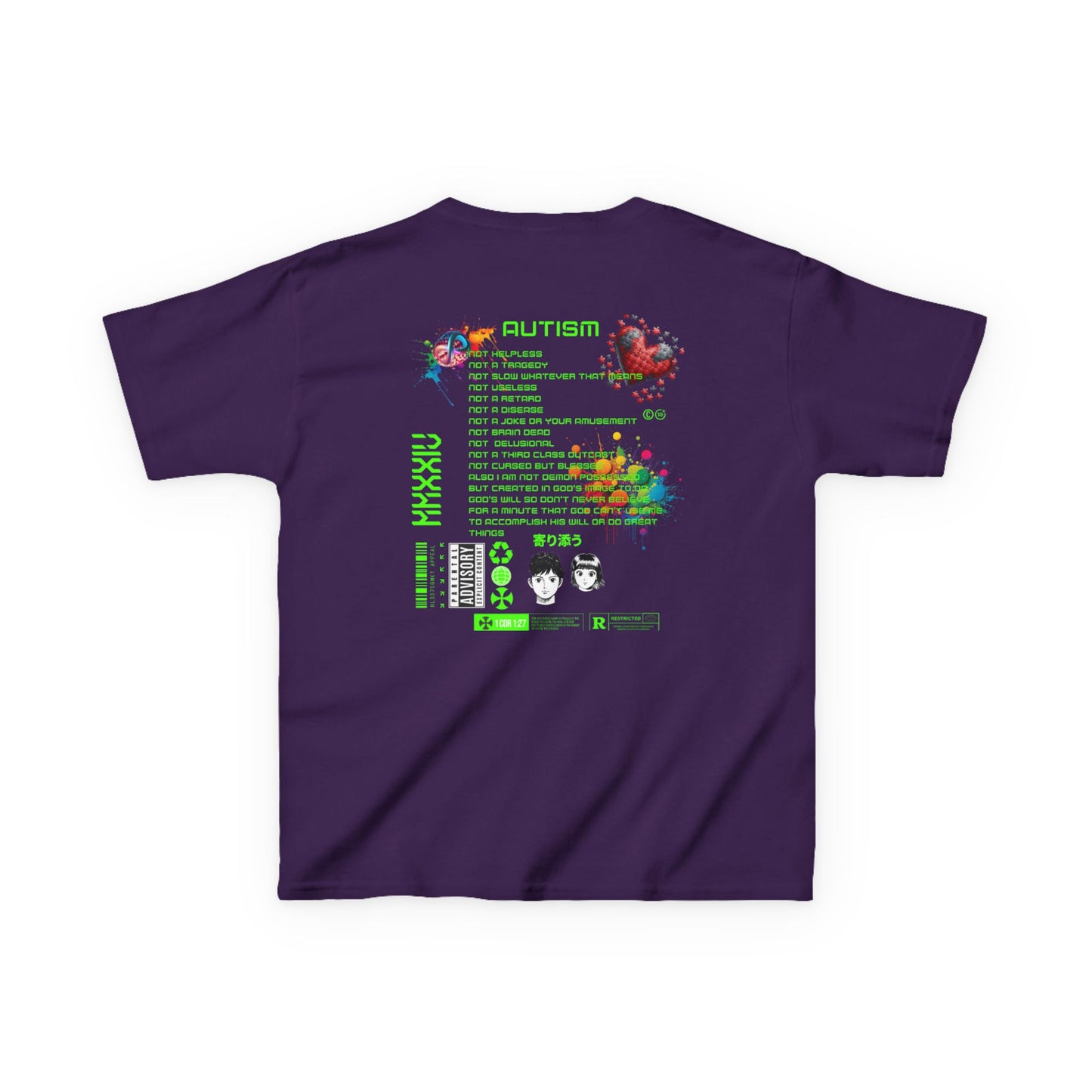 Autism Christian Streetwear Kids Tee