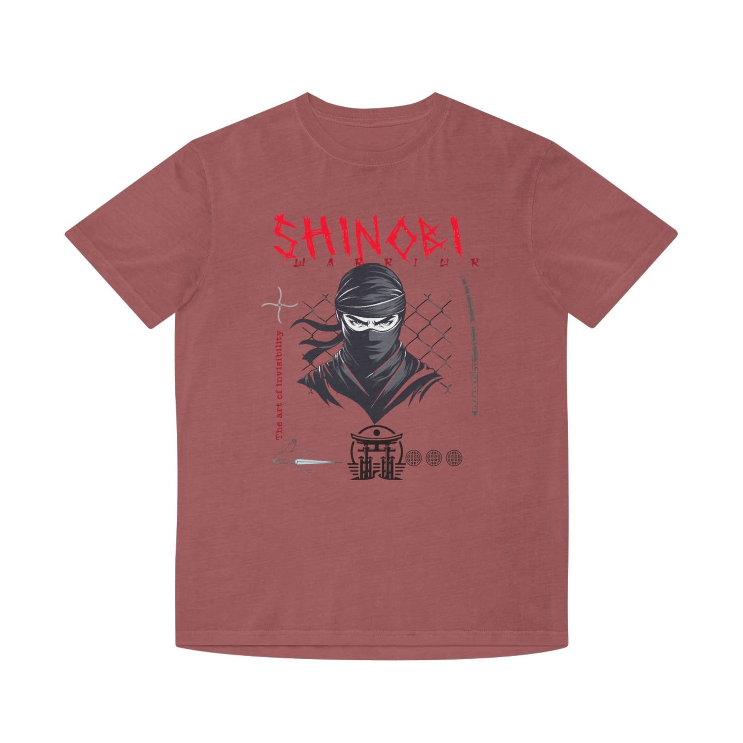 Faded Shirt - Shinobu Warrior Ninja Streetwear