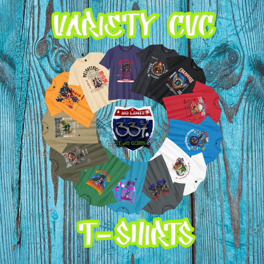 No Limit 337 Studio Gallery Variety Unisex CVC Jersey T-shirt