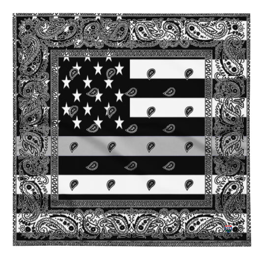 Corrections American flag paisley bandana