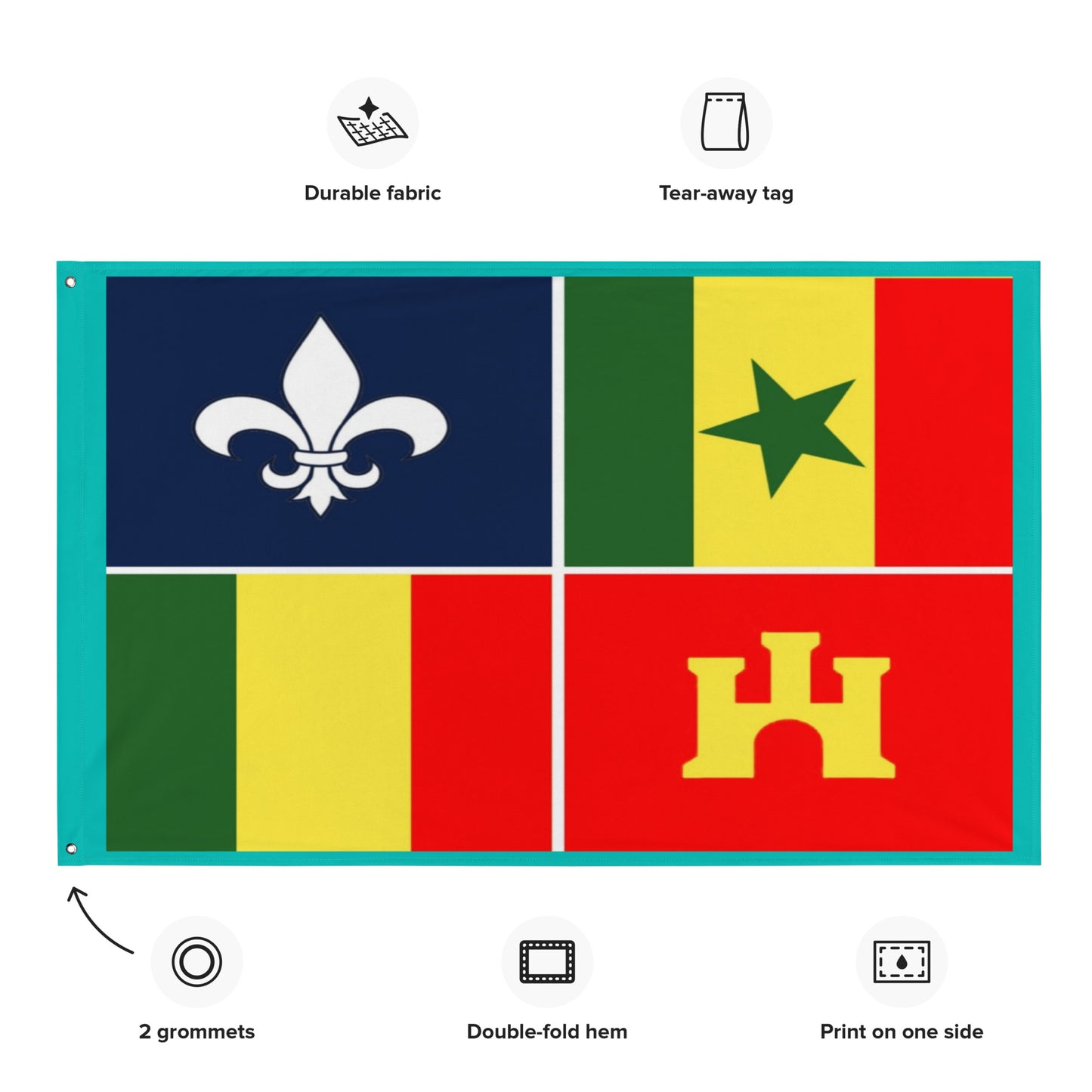 Louisiana Creole flag