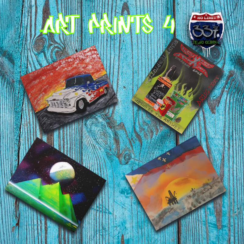 Art Canvas Prints Set 4
