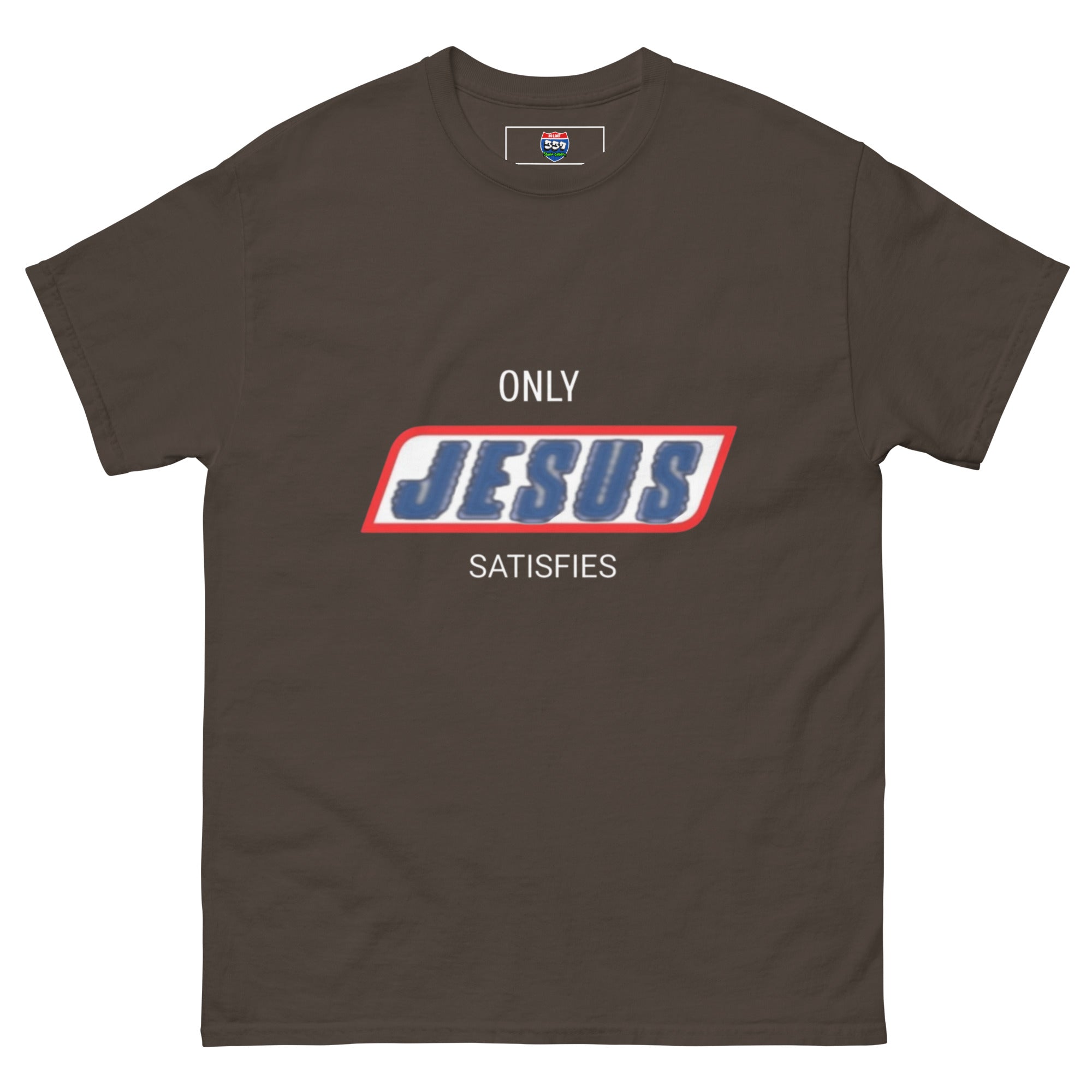 Unisex Only Jesus Satisfies tee – No Limit 337 Studio Gallery